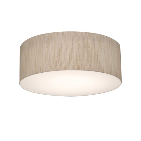 Afx Anton 12'' Flush Mount - Jute Shade ANF1214MB-JT